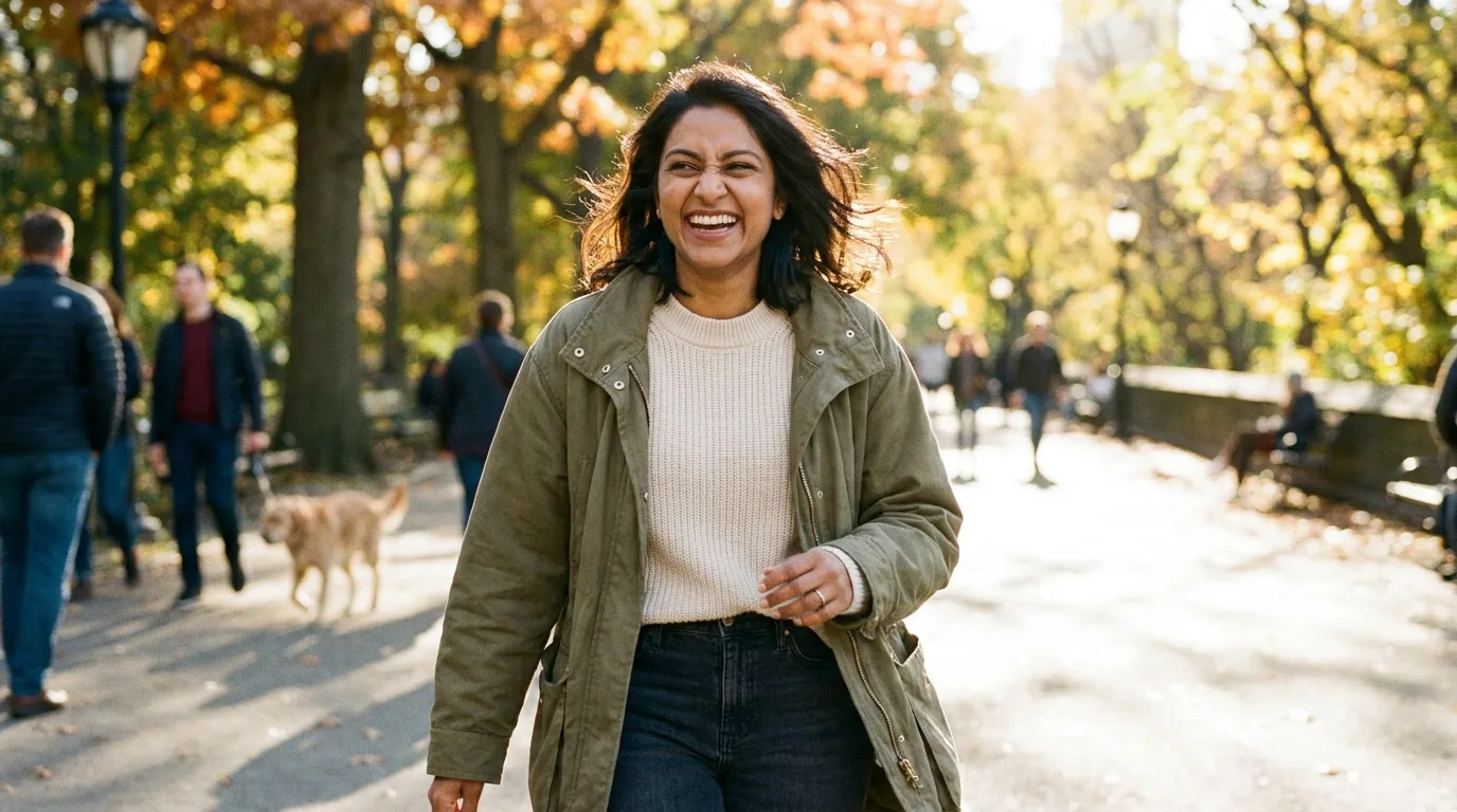 Divorced woman feeling happy and confident in her independent life