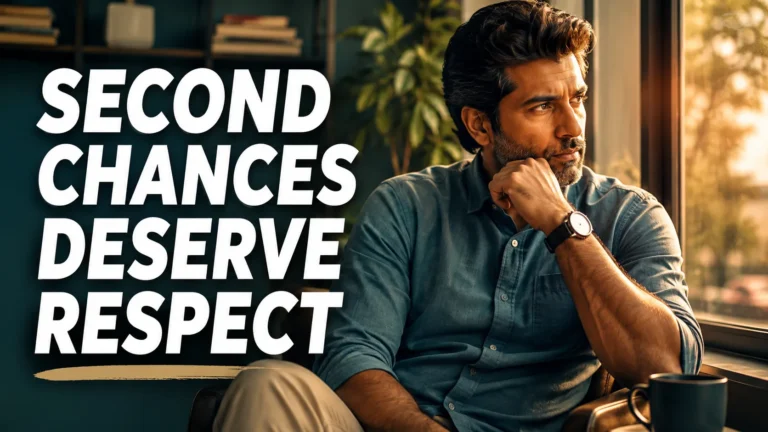 Divorced man reflecting by a window before starting his second marriage journey