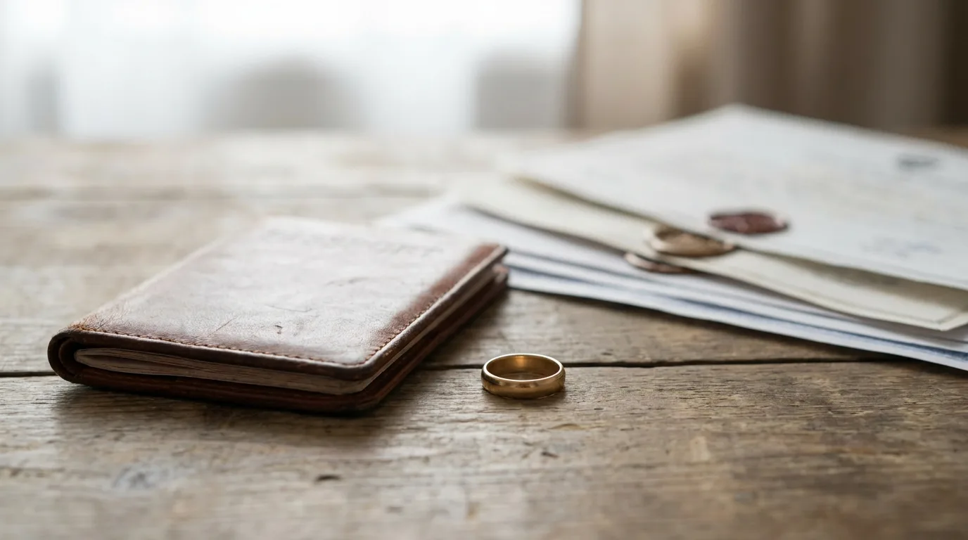 Passport and wedding ring symbolizing marriage paperwork abroad