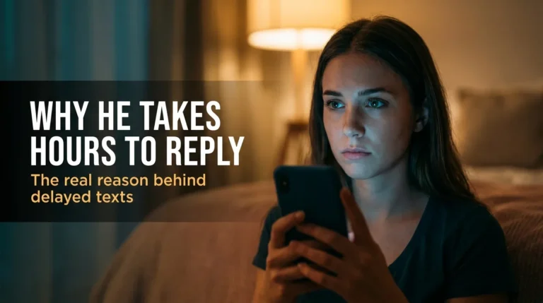 Woman holding smartphone waiting anxiously for a text reply